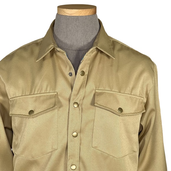 Haband Men’s Flannel Lined Heavyweight Shirt Shacket Medium Like New - Picture 2 of 14